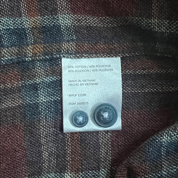 WEATHERPROOF Vintage Inspired Men's Classic Flannel Shirt Plaid Red XL (EUC) - Picture 10 of 13